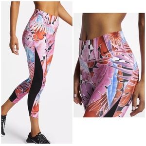 Nike Drifit high rise tropical print leggings